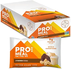 PROBAR - S'Mores, Non-GMO, Gluteenivaba, Tervislik, Taimepõhine, Täistoidu koostisosad, Looduslik Energia (12 Count)