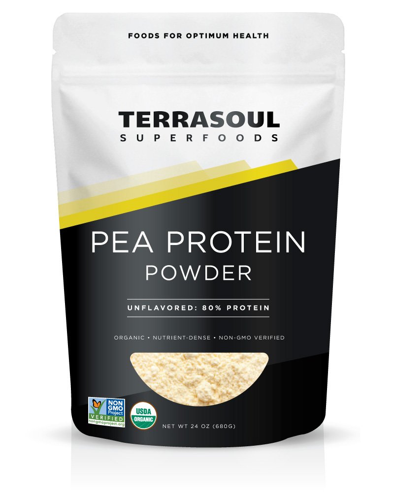Terrasoul Superfoods Orgaaniline herneproteiin (maitsestamata, sile tekstuur), 1,5 naela
