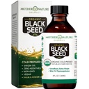Emake loodus USDA orgaaniline musta seemne õli - külmpressitud, rafineerimata ja Vegan Nigella Sativa, kõrge tümokinoon (2% +), Omega 3 6 9 immuunsuse, liigeste ja südame tugi, juuksed ja nahk, mitte-GMO, 4oz