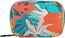 Naanle Cartoon Hawaii Floral Pill Box 7 Day Pill Case Bag Travel Pill Korraldaja kott Zipper Portable Weekly Case Compact Suurus Vitamiini täienduse hoidja