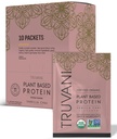 Truvani Vegan Peavalgupulber | Vanilla Chai | 20g Orgaaniline Taimne Valk | Ühe serveeritavad reisipaketid | 10 Servingut | Keto | Gluteen & Piimavaba | Madala süsivesikusisaldusega | Suhkrulisandita