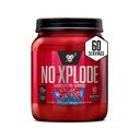 BSN N.O.-XPLODE Pre Workout Powder, Energy Supplement for Men and Women with Kreatiin and Beta-Alanine, Maitse: Blue Raz, 60 Servings
