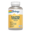 Solaray Calcium Citrate 1000mg - Kelate Calcium Supplement - Toetab Luu tugevust ja tervislikke hambaid - Lihtne seedida - 60-päevane garantii, Vegan - 30 Servings, 120 VegCaps
