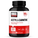 Jõufaktor Atsetüül L-karnitiin Aju Täiendus, Närvitugi Lisand ja Cellular Energy Booster, Atsetüül L-karnitiin 500mg, Premium Quality, Vegan, Non-GMO, 100 Taimsed Kapslid