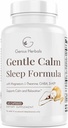 Gentle Calm Sleep Formula with Magnesium, L-Theanine, Melatonin, GABA, 5-Htp | Sleep Aid | Non-GMO - 60 Capsules