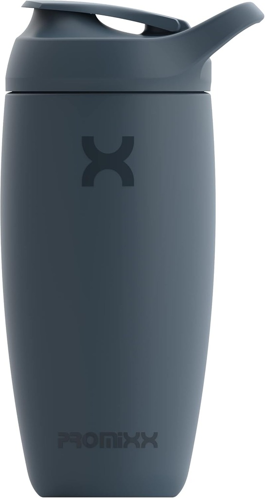 Promixx Pursuit Shaker Bottle - Isoleeritud roostevabast terasest Shaker Cup - 18oz - Midnight Blue