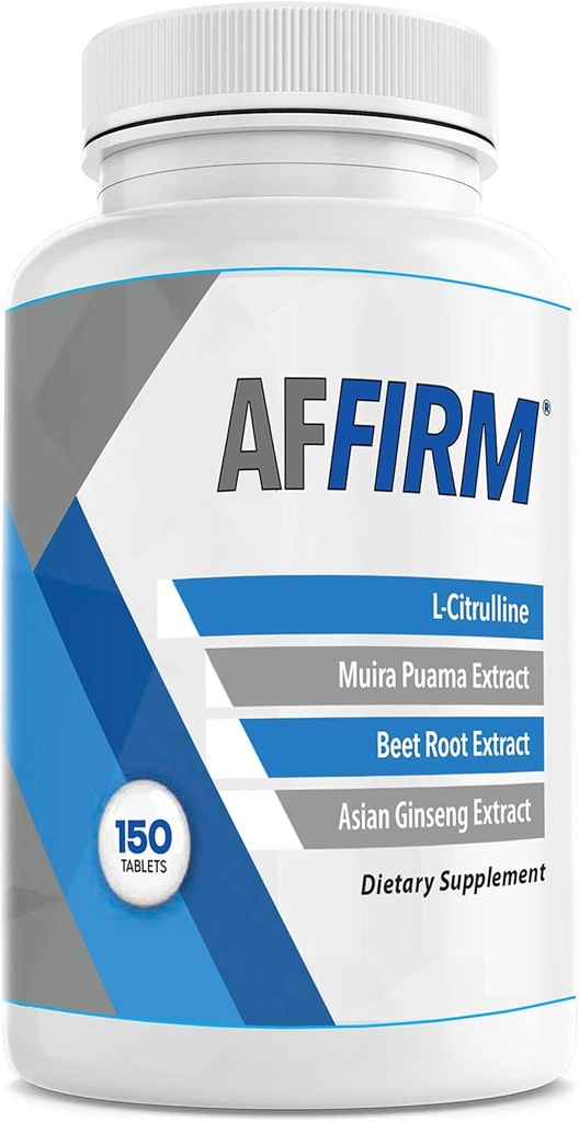 AFFIRM Science AFFIRM L-tsitrulliin Dietary Supplement 750mg 150 tabletti (75 päeva pakkumise) | Lämmastikoksiidi Booster| Loodud Dr Judson Brandeis