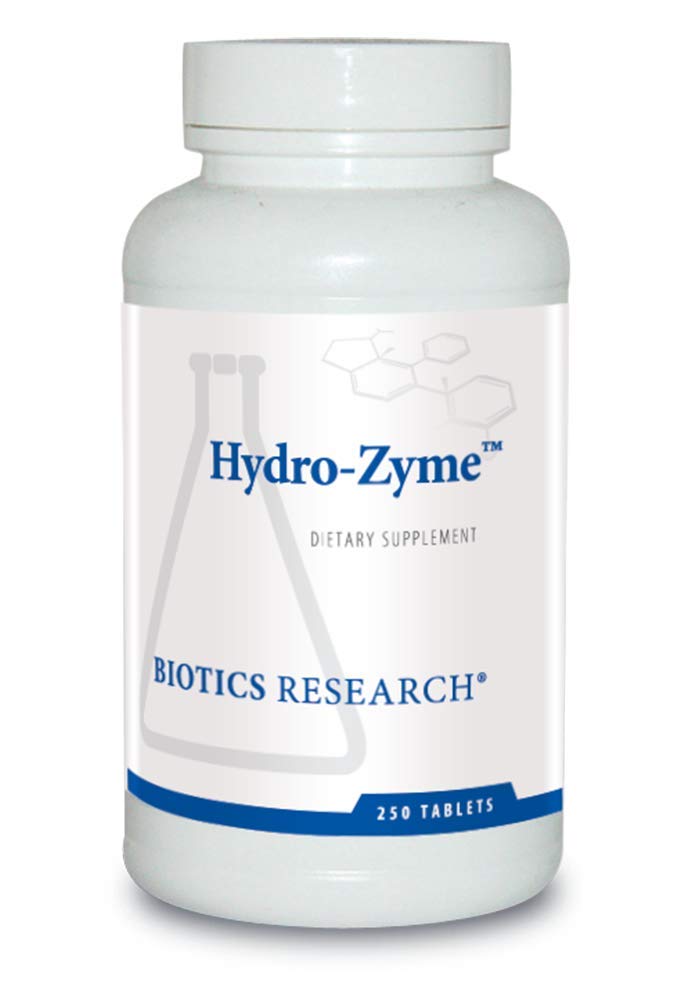 Biotics Research Hydro ZymeTM - Seedeensüümid (Enzimas Digestivas) naistele ja meestele - Ensüümid seedimist täiendada sisaldab betaiini HCL - toetab tervislikku mao pH & Immune Health-250 Enzyme
