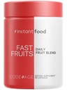 Codeage Instantfood Fast Fruits, Over 15 Fruits Powders Equivalent All-in-One, Vegan Daily Whole Food Vitamiinid - Marjad, Antioksüdandid Polüfenoolid ja Bioflavonoid Multivitamiin, Non-GMO, 90 kapslit