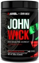 Jacked Factory X John Wick - Wick Mode Pre Workout Powder - Intense Energy, Battle-Ready Focus, Peatamatu pühendumus ja Sheer Will - 40 Servings, Osaka Kirsiõis