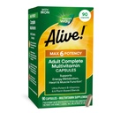 Looduse Tee Elus! Max6 potentsi täiskasvanute täielik multivitamiin, koos raua, vitamiinidega A, C, E ja B-vitamiinid, sealhulgas metüülitud B12 ja folaat, toetab energia metabolismi *, 90 kapslit (pakendamine võib varieeruda)