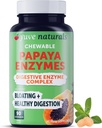 Yuve Natural Papaya Seedeensüümid - Suhkruvaba närimiskompvekid - Soodustab Paremat Seedimist - Kõhukinnisus & Bloating Aid, Detox, Leaky Gut Repair & Gas Relief - Vegan, Mitte-GMO, Gluteenivaba - 90ct