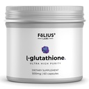 Ultra kõrge tugevusega L-glutatioon 98% hõõguva naha lisand - kollageeni lisandid naistele ja meestele - 500mg kontsentreeritud valem, vähendatud L-glutatiooni lisand - 60 kapslit