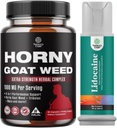 Bundy Horny Goat Weed meestele Black Maca Root, Tongkat Ali, Saw Palmetto & Panax Ginseng Extract ja Lidocaine Desensitizing Topical Spray Climax Control - Boost Kestvus ja vastupidavus
