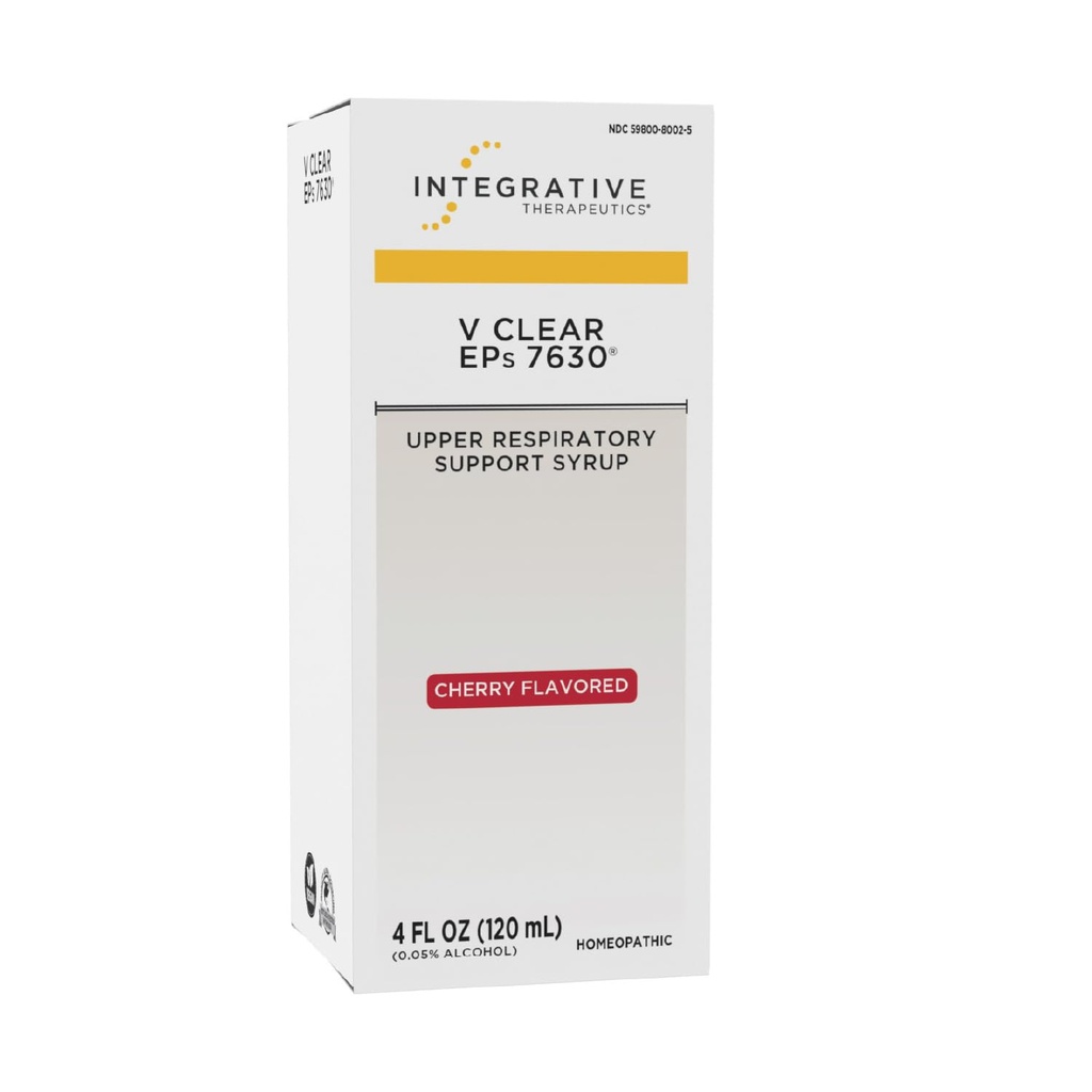 Integratiivne ravi V Selge EP 7630 - Toetab ebamugavust kurgu, nina ja bronhide ärritust - Ülemine hingamisteede ja kopsude toetamine ühise külma ajal lastele ja täiskasvanutele - Kirss, 4 oz