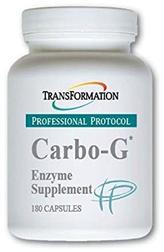 TRANSFORMATSIOON HEA TERVISHOIU Ensüümide GENESIS Carbo-G suure tugevusega Ensüümisegu Formula Supplement koos probiootikumide ja maitsetaimedega, süsivesikute lagunemine, toitainete imendumine, 180 kapslit