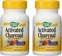 Nature's Way Activated Charcoal High Adsorbency - 100 kapslit 2 pakendis