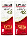 MediNatura T-Relief Extra Strength Cream Arnica +12 Natural Relief Actives seljavalu Liigesevalu Lihasvalud ja jäikus, Terve keha kiire tegutsemine Abi naistele ja meestele - 3 oz (2 Pack)