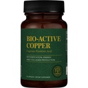 Global Healing Bio-Active Copper Supplement Cu1 - Cuprous nikotiinhape aitab detox keha seestpoolt - toetab immuunsüsteemi ja punaseid vereliblesid - Niatsiin Vitamiin B3 Kelaaditud vask - 30 kapslit