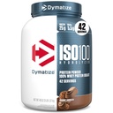 Dümatiseerida ISO100 hüdrolüüsitud valgupulber, 100% vadaku isolaatvalk, 25 g valku, 5,5 g BCAA-sid, gluteenivaba, kiire imendumine, lihtne seedimine, Gourmet šokolaad, 3 naela (42 serveerimist)