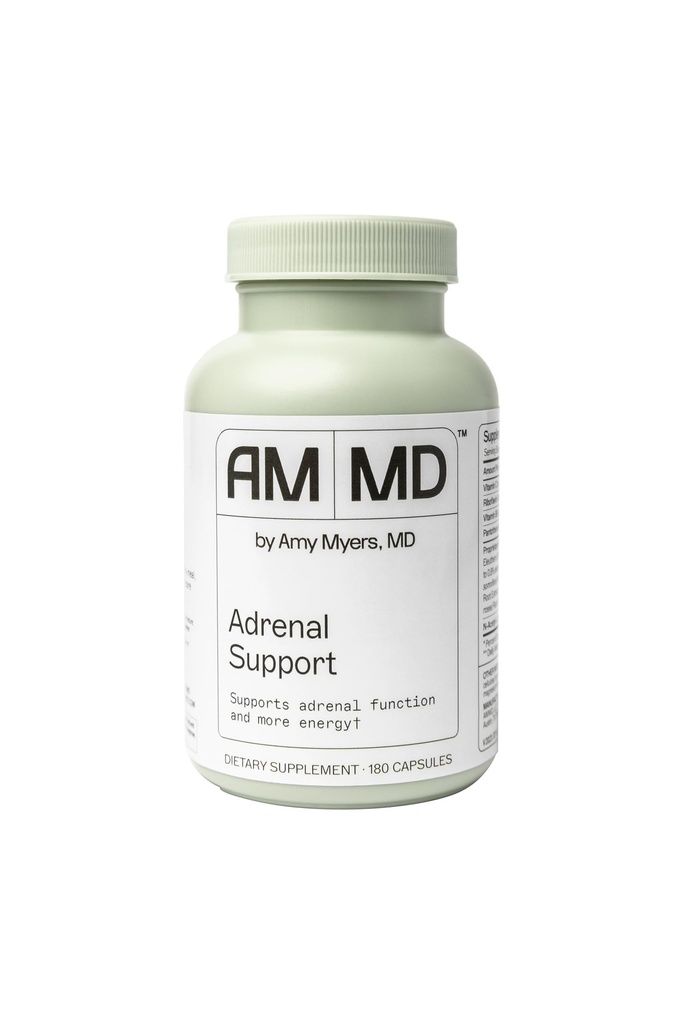 Amy Myersi MD neerupealiste tugi - Adaptogeensed ürdilisandid koos ashwagandha, riboflaviini, B6-vitamiini ja enamaga - gluteenivaba, mitte-piimane ja mitte-soja - 180 kapslit