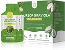 Soursop Graviola suukaudne vedelik 10 FL.OZ, kõrge imendumine Soursopi mõru jook naistele ja meestele, värske Graviola puuviljaekstrakt rakkudele * regenereerimine, immuun- ja antioksüdantide tugi, ananassimaitse