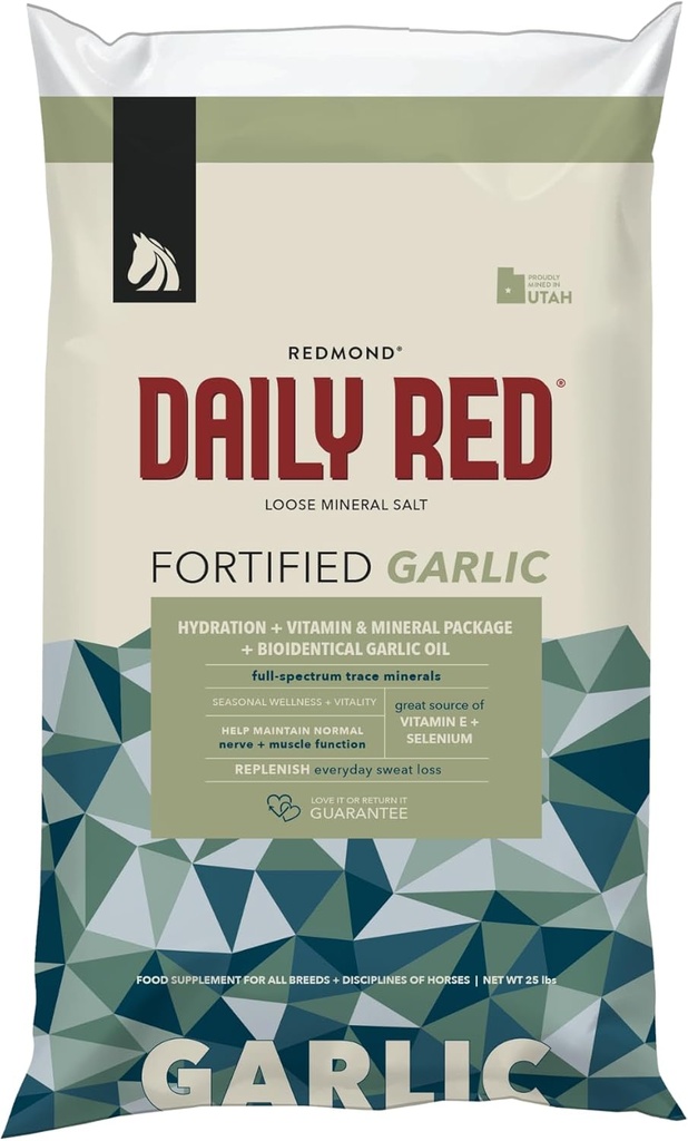 Redmond Daily Red | Hobuse vitamiinid ja mineraalid - 25 LB kott