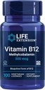Life Extension Vitamin B12 Methylcobalamin 500mcg - Vitamin B12 Supplement for General Energy and Brain Health - Sugar Free Vegetarian Lozenges Dissolve in Your Mouth - Once Daily - 100 Count