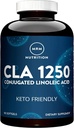 MRM Nutrition CLA 1250 | Keto Sõbralik | 80% CLA kõrge potents | 1000mg CLA kapsli kohta | Tervislikud rasvad | Gluteenivaba | 30 serveerimist
