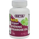 Deva Vegan Õhtune Primrose Õli - Rafineerimata - Külmpressitud - Gluteenivaba - 90 Vegan Kapslit (pakk 2)