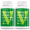Vegan Terve Toidu Multivitamiinid Meestele, Metüülitud Multivitamiinid Meestele ja Naistele, Mahetoidulised Puu- ja Köögiviljad Lisand, Maitsetaimed Ja Seenesegu, Taime Omegas, Kõik Looduslikud, Mitte-GMO, 180 Count