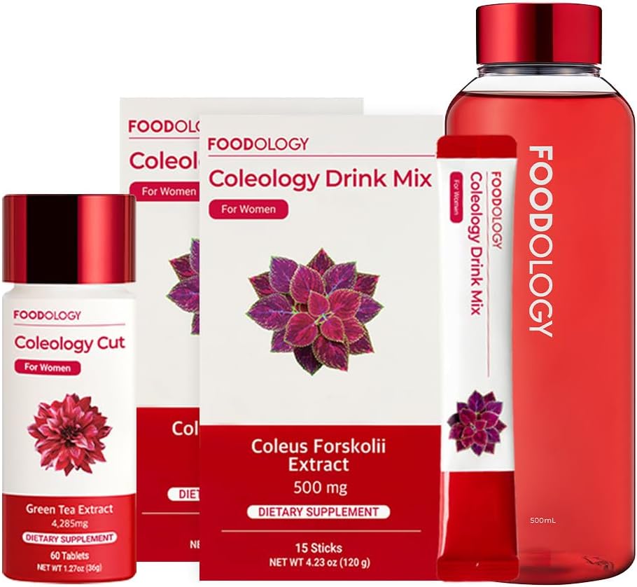 FOODOLOOGIA Redbottle 1-kuuline põletuskomplekt / kolleoloogiajoogi segu (2ea) & kolleoloogia lõik(1ea) & veepudel(1ea)