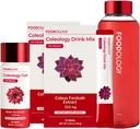 FOODOLOOGIA Redbottle 1-kuuline põletuskomplekt / kolleoloogiajoogi segu (2ea) & kolleoloogia lõik(1ea) & veepudel(1ea)
