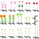 30 Pcs Segastiilis Juukseklambrid Naistele Ja Tüdrukutele - Bean Sprout, Lill, Rohi, Butterfly Hairpins & Barrettes - Suurepärane Kooli, Kodu, Pidu, Jõulud