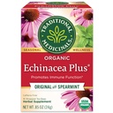 Traditsioonilised ravimid Orgaaniline Echinacea Plus koos Spearmint Taimne tee, soodustab immuunsüsteemi funktsiooni, (pakk 1) - 16 teekotid