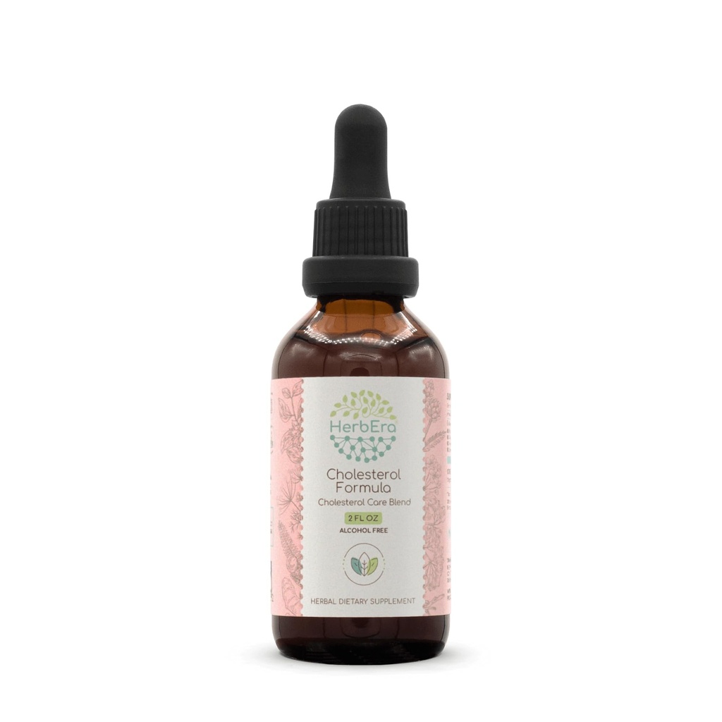 HerbEra kolesterool Formula B60 Alkoholivaba ekstrakt Tinktuur: artišokk Leaf, Hawthorn Leht ja õis, Apteegitilli Seed, Kurkum juur, Ashwagandha juur, Amla Berry. Kolesterool Care Blend 2 Fl Oz