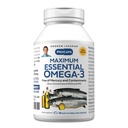 ANDREW LESSMAN Maximum Essential Omega-3 Unmaitsestatud, 30 Softgels - Ultra-Pure Omega-3 Fish Oil 1200 mg-High DHA, No Mercury Supplement-Small, Lihtne Neelata Kalaõli Kapslid