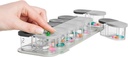 Sagely Smart XL Weekly Pill Sorter | Easy-to-Use Extra Large Weekly Pill Organizer | 12" x 4 " x 2 " | Portable AM/PM 2 korda päevas Magnetiline Pill Organizer (White/Gray)