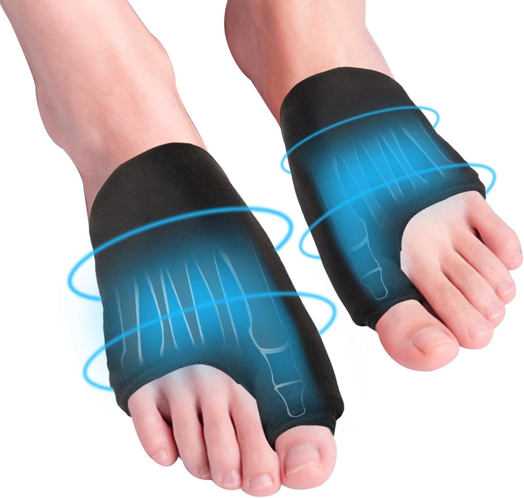 Jalgade jääpakendid mähkivad suurt varba Bunion Relief Gout Pain Relief, korduvkasutatav külm ja soojusteraapia Gel Foot Ice Pack Compress Artritic varbad, turse, Fasciitis, Sport vigastused, operatsioonijärgne taastumine