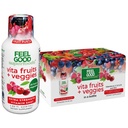 FeelGood Superfoods Vita Puuviljad ja Köögiviljad Immuunsüsteemi tugi Shot toidulisandeid, Puuvilja Punch Maitse, Pakend 10 Immunity Shots, Immuunsüsteemi Booster Jook valmistatud 25 Mahepõllumajanduslik Puu- ja Köögiviljad