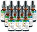 Morter Trace Mineraalid kolloidsuspensioonis (12 Pack) Morter HealthSystem Parim protsessi leeliseline - toitainete tihe jälje elemendid, Fulvic Minerals & Aminohapped