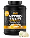 MuscleTech Whey Valgupulber (Vanilla Cream, 5LB) - Nitro-Tech Vadakuvalk Isolaat Smoothie Segu Lean Lihaskude Ja Taastamine - 24 g Vadakulla Naistele Ja Meestele - Pakendamine Võib erineda