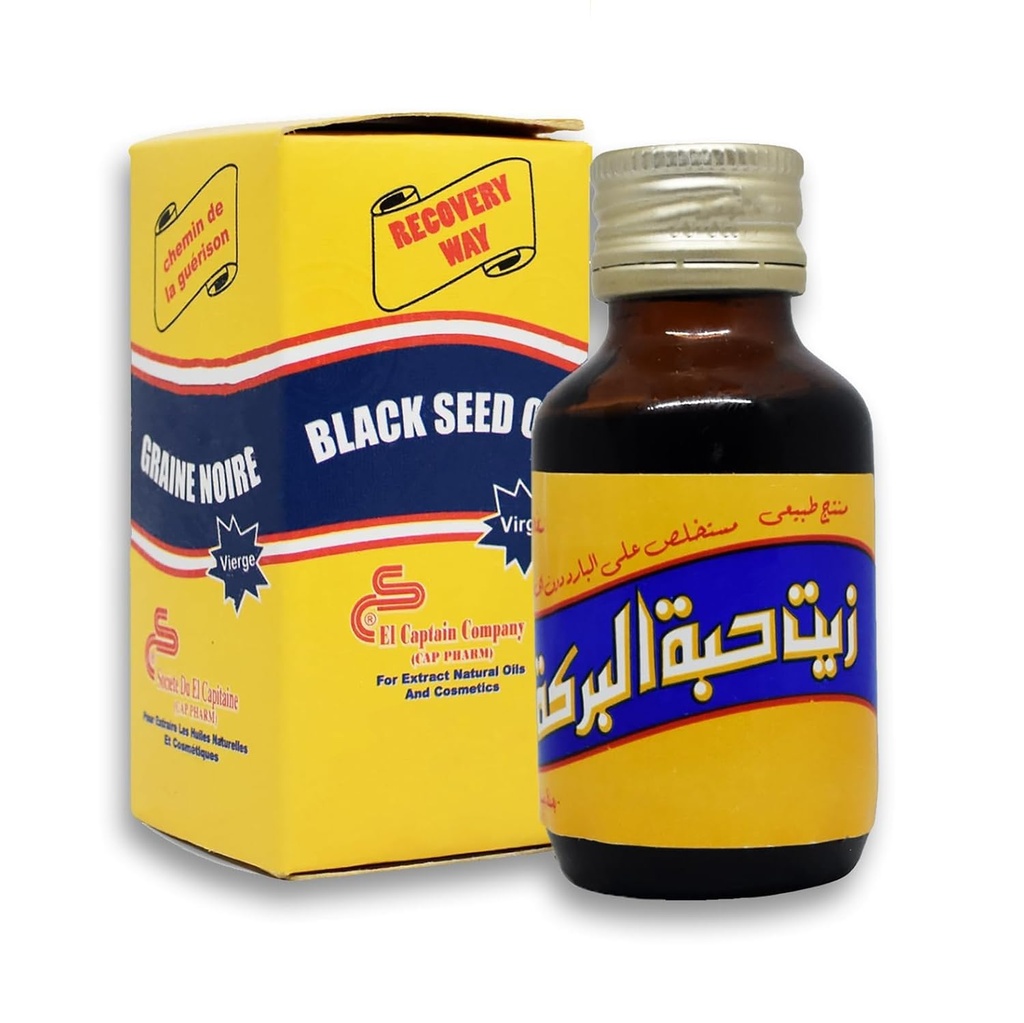 El Captain Virgin Black Seed Oil Nigella Sativa 250 ml (suurim suurus)