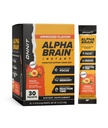 ONNIT Alpha Brain Instant Virsikumaitse - Nootropic Brain Booster Mälu Lisand - Fookuse, Energia Ja Selguse - Alpha GPC Koliin, Kasside Käpp, L-Theanine, Bacopa - 30ct
