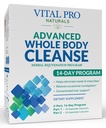 Vital Pro Naturals - täiustatud kogu keha puhastamine piimaohaka, magneesiumi, Cape Aloe ja maitsetaimedega juhusliku kõhukinnisuse ja tervisliku kõrvaldamise jaoks, 2-osa 14 päevakomplekt, 56 kapslit