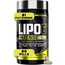 Nutrex Research Lipo6 Black Intense Ultra Concentrate Thermogenic Belly Fat Burner meestele ja naistele | Dieet Kaalulangus täiendus ja isu vähendav | 60 Dieet pillid