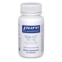 Puhas kapseldamine NSK-SD - 100 mg Nattokinaasi - normaalseks vereringeks - toetab fibrinolüütilist aktiivsust * - Gluteenivaba ja mitte-GMO - 60 kapslit