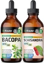 BIO KRAUTER Bacopa Tinktuur 4 Fl. Oz... Schisandra Tinktuur 4 Fl. Oz.