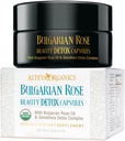 Alteya Organics Rose Beauty Detox kapslid - USDA sertifitseeritud orgaaniline Bulgaaria roosiõli ja Oenothera Detox kompleks - 30 Servings