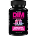 DIM-i lisa 300 mg - hormoonide tasakaal naistele, | östrogeeni lisand kuumade vilkumiste ja öiste higistega naistele | abivahendid menopausi sümptomite, östrogeeni ja östrogeeni korral. 60 kapslit